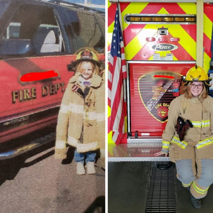 antes y después bombera