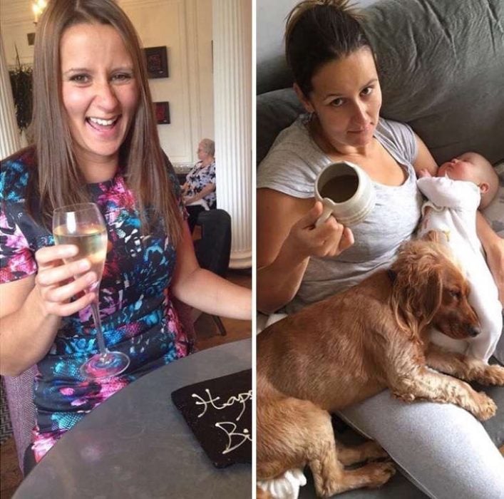Antes y después de ser padres