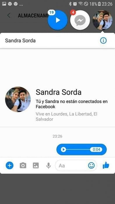 nombres graciosos facebook sandra sorda