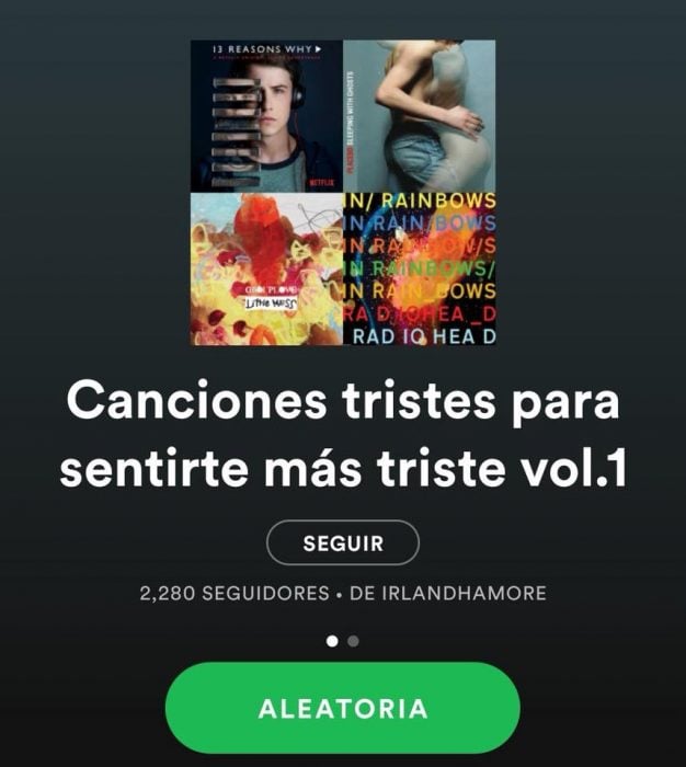 listas raras de spotify