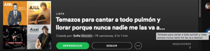 listas raras de spotify