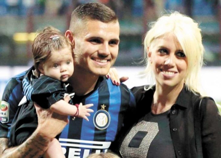 Mauro Icardi y familia