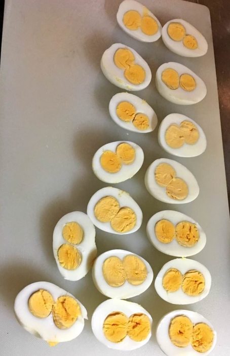 gente con suerte huevos