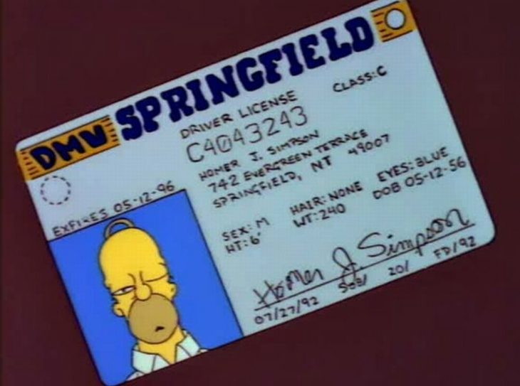 Licencia de Homero