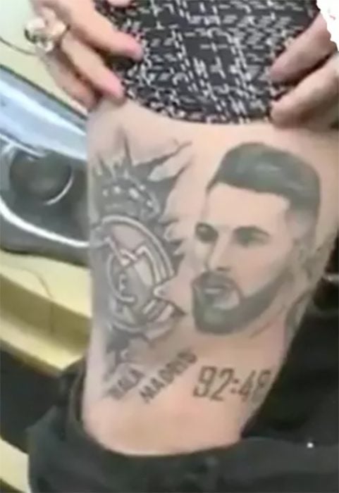 Tatuaje de Sergio Ramos