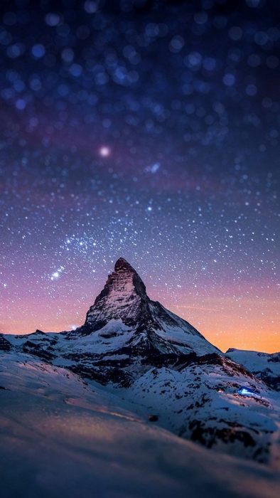 Fondos de pantalla naturaleza montaña y estrellas