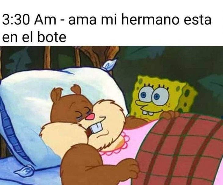 meme bob esponja amá 10