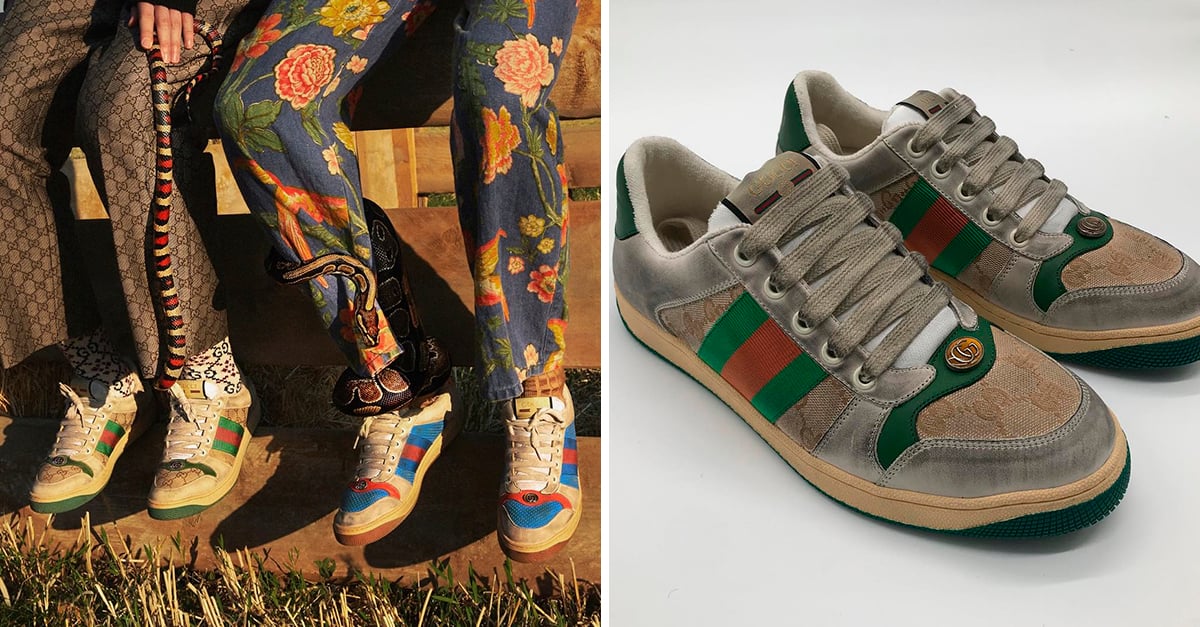 Gucci lanza tenis cuestan miles de dólares