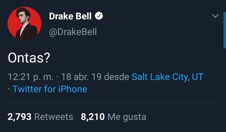 drake bell ontas