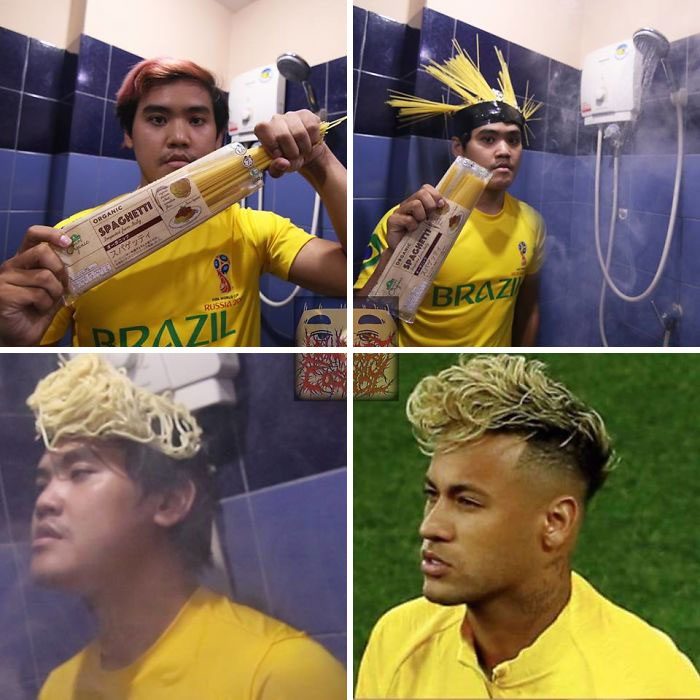 cosplay de bajo costo neymar