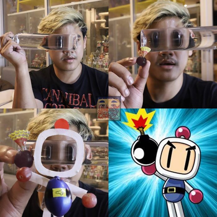 cosplay de bajo costo bomberman