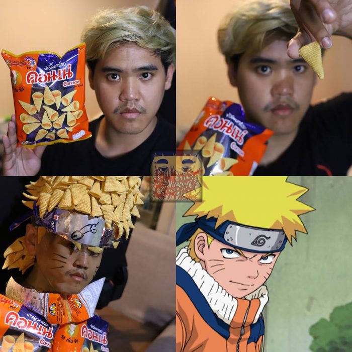 cosplay de bajo costo naruto