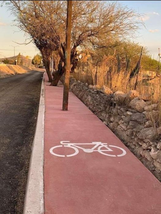 Malos diseños pista bicicleta