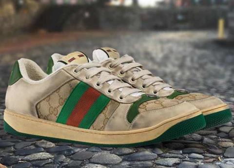 Gucci lanza tenis sucios cuestan de dólares