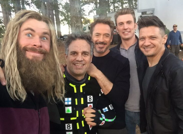 Chris Evans y los avengers