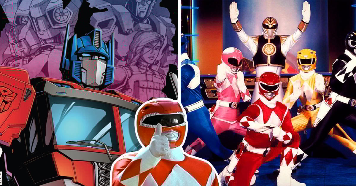 Hasbro prepara crossover Transformers y Power Rangers
