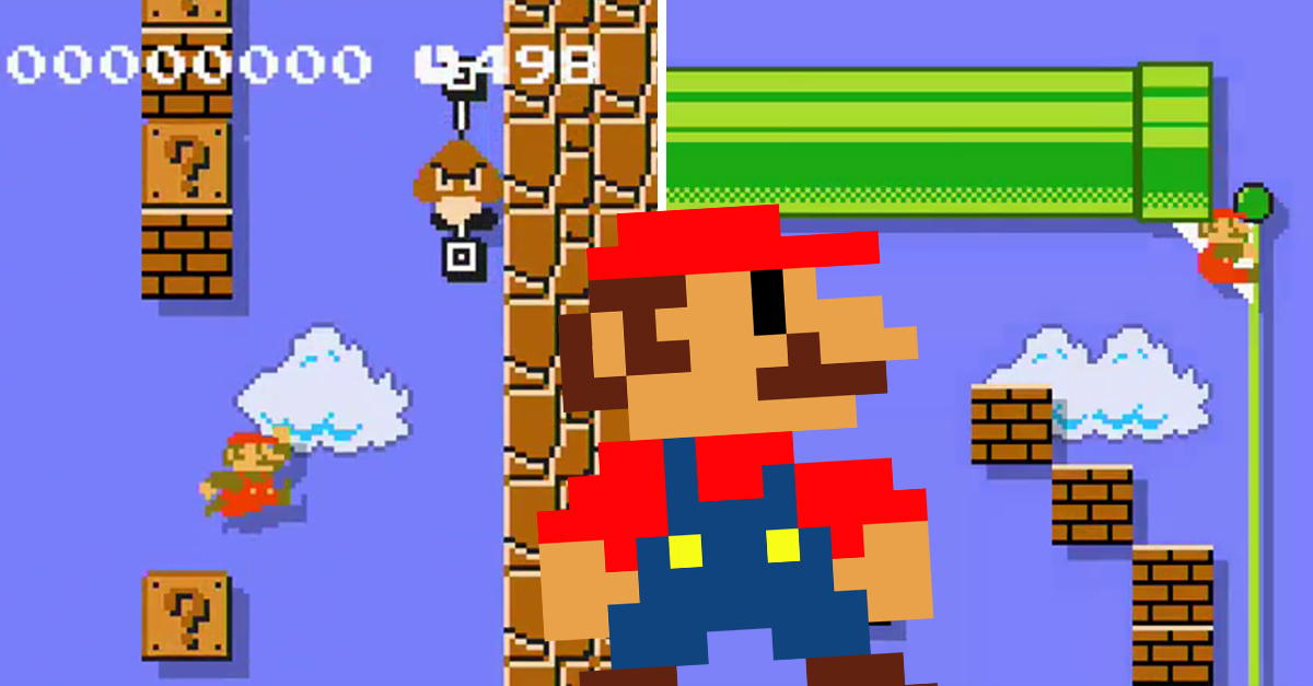 lguien construyó el primer nivel de Super Mario Bros. en vertical