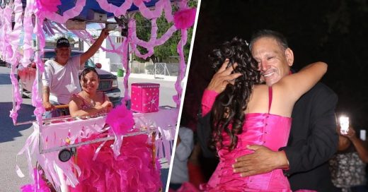 vendedor de raspado hace quinces a su hija