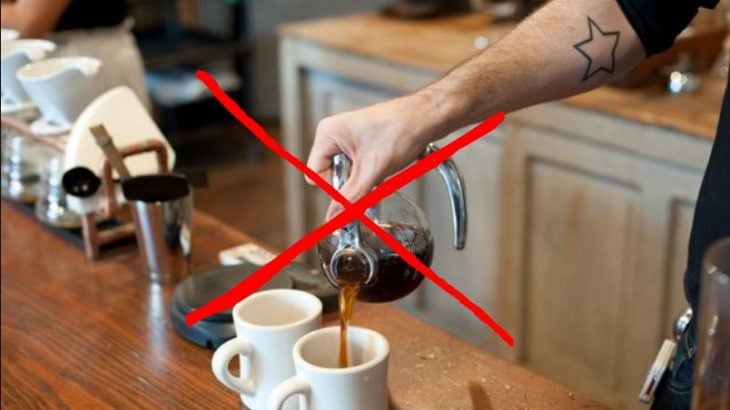 no café