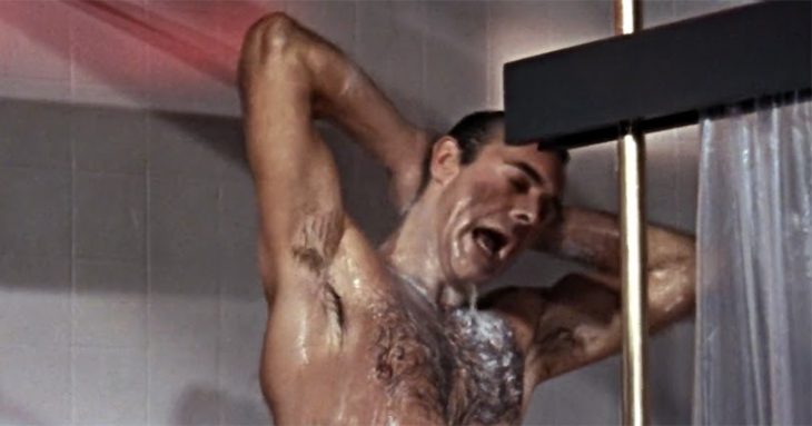 sean connery shower