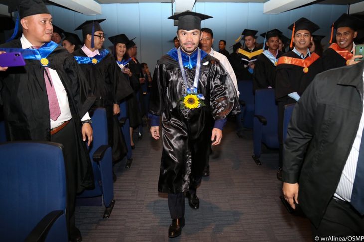 pacquiao graduación