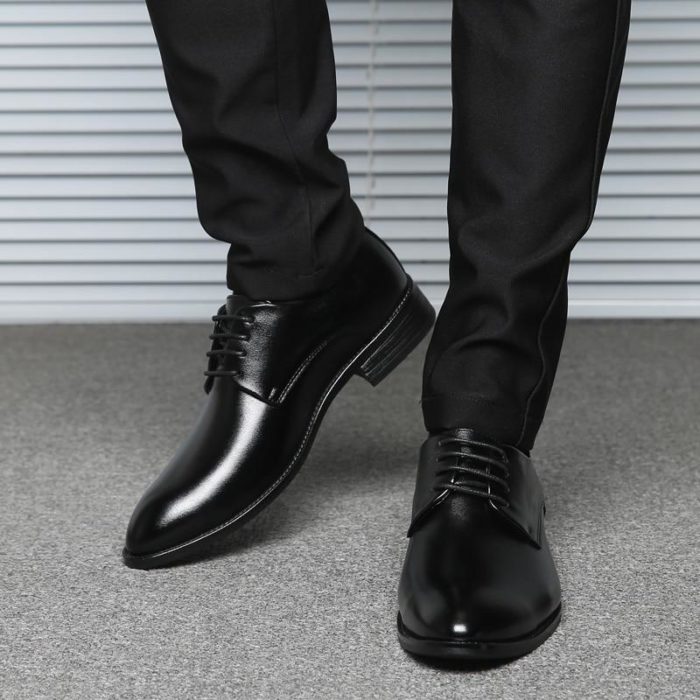 Black Leather Dress Shoes