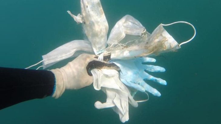 basura en el mediterráneo