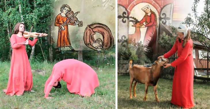 15 Raras escenas encontradas en pinturas medievales