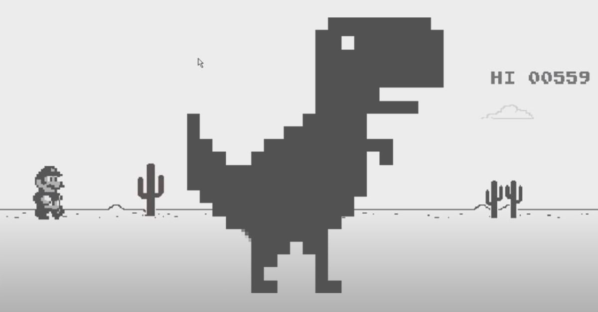 Como substituir o T-Rex do jogo do Chrome por outros personagens - CCM