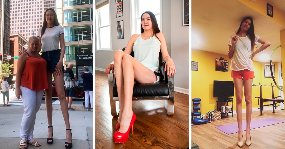 Ren tiene las piernas más largas del mundo y son un récord