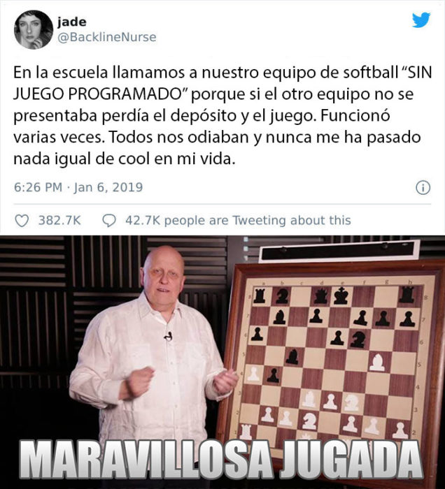 maravillosa jugada