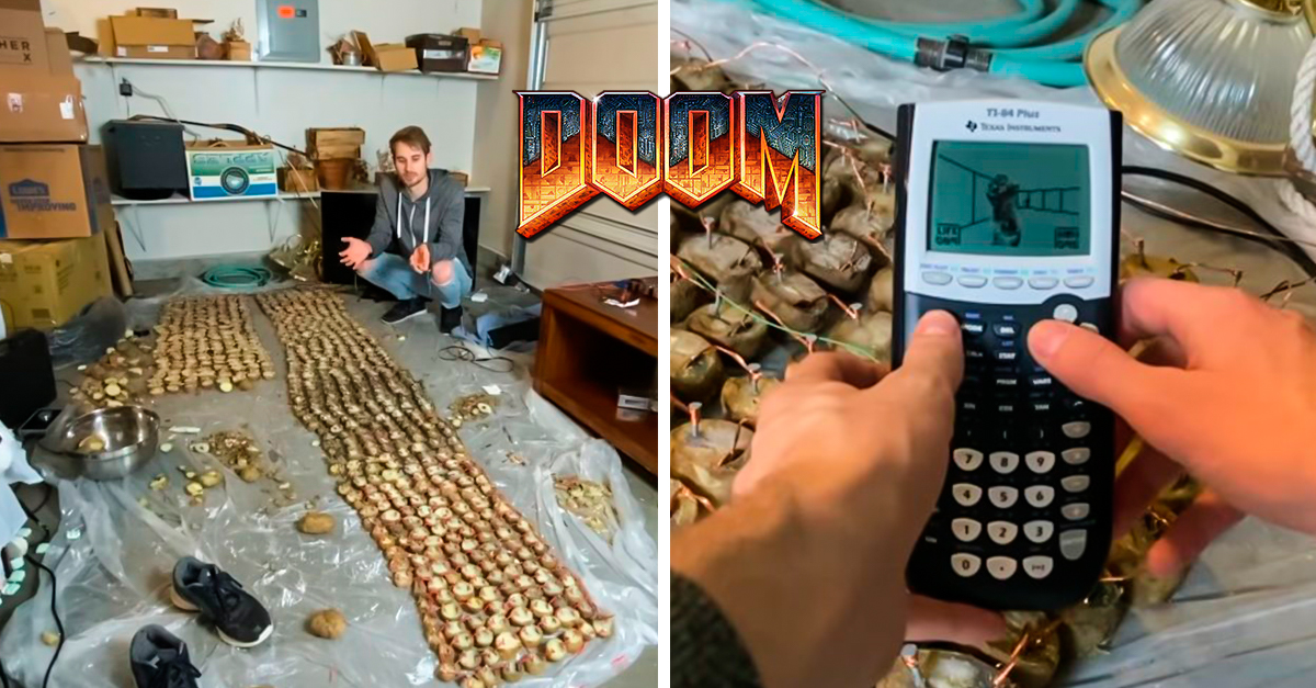 Texas Instruments Doom Instala Doom en una calculadora científica alimentada por papas