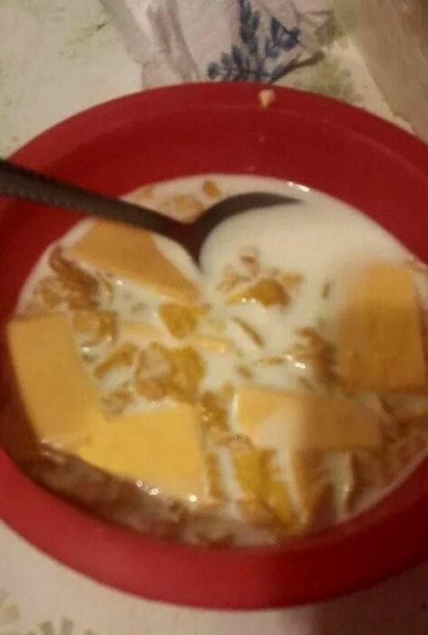 cereal con queso