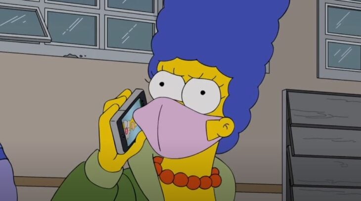 marge cubrebocas