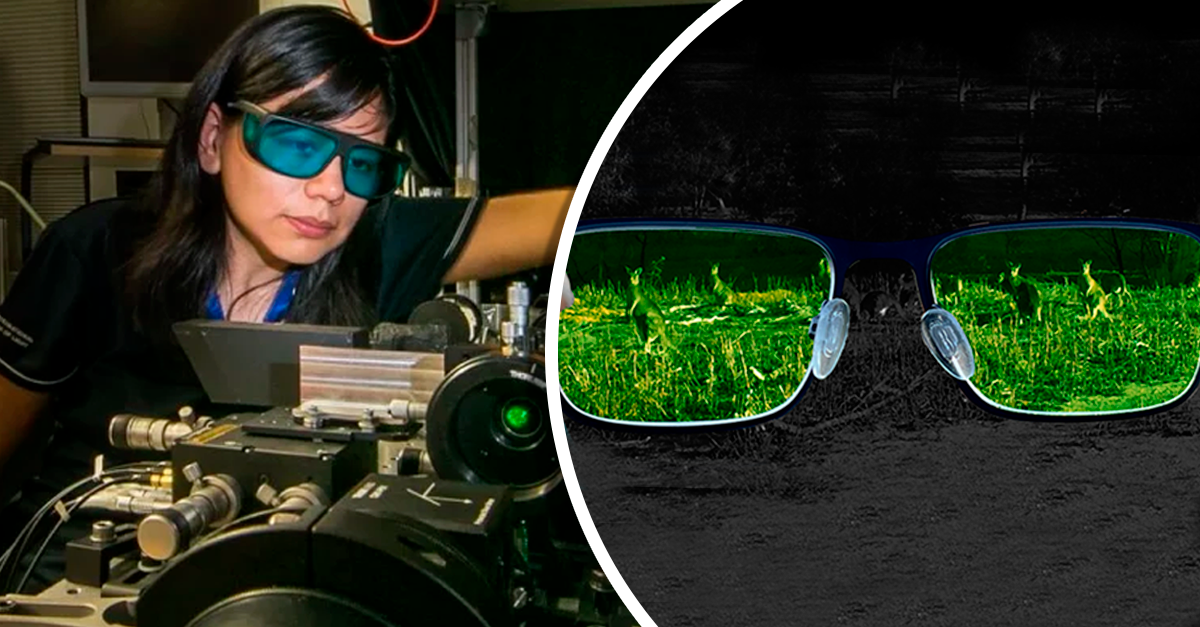 Crean un nanomaterial que convierte gafas normales en gafas de visión  nocturna: capta y convierte la luz infrarroja en visible