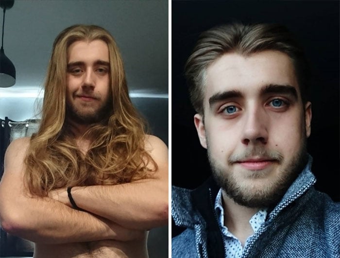 antes-después cabello largo