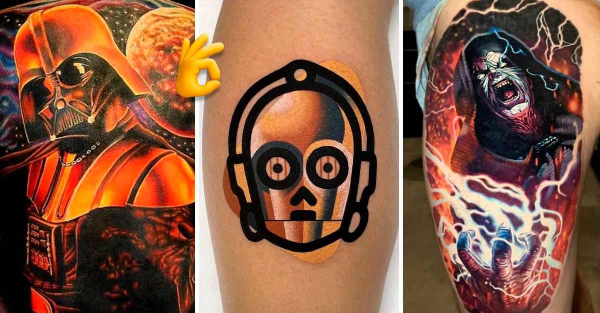 21 Increíbles tatuajes en homenaje a la saga de 'Star Wars'
