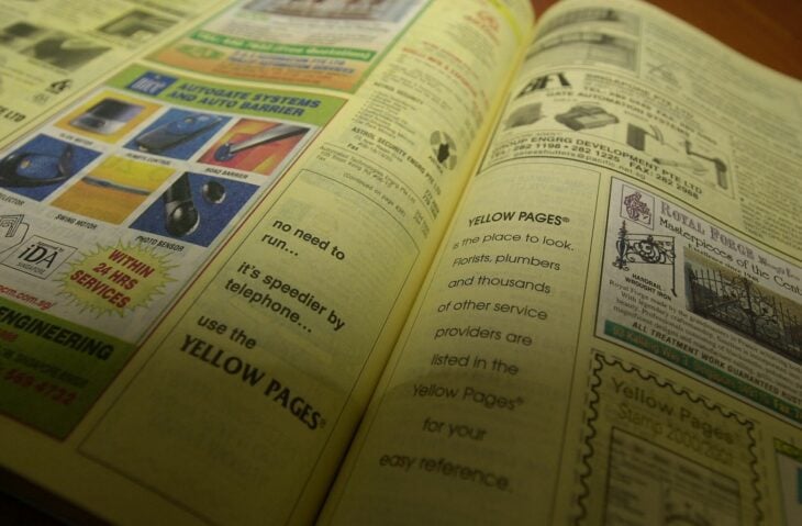 yellow pages