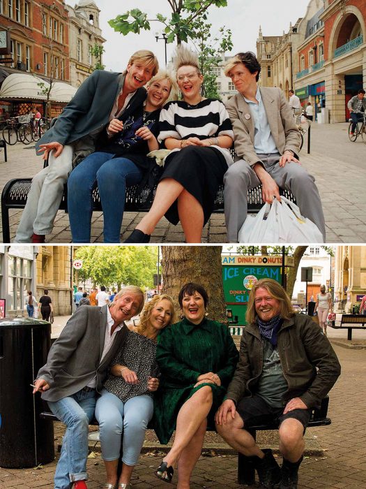 Amigos riendo ;Fotografío se reencuentra con personas a las que fotografió algunos años atrás