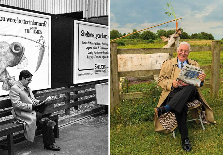 Hombre leyendo ;Fotografío se reencuentra con personas a las que fotografió algunos años atrás