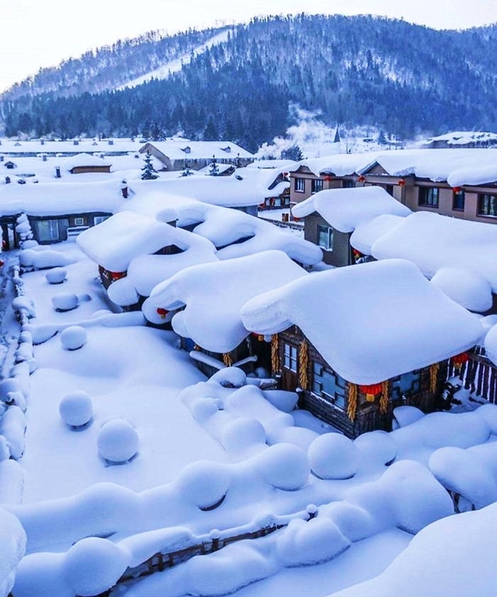 Cómo se acumuló la nieve