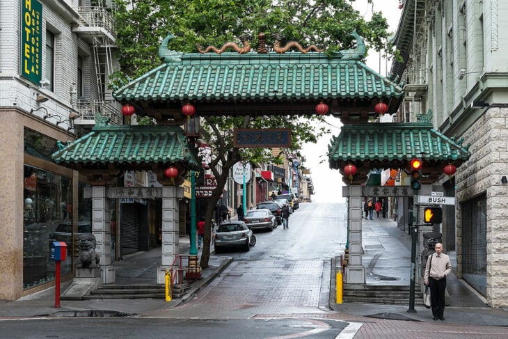 Portales del barrio chino en san francisco
