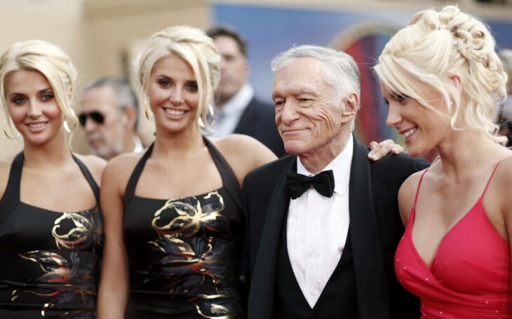 Gemelas Shannon, Hugh Hefner y Crytal Harris