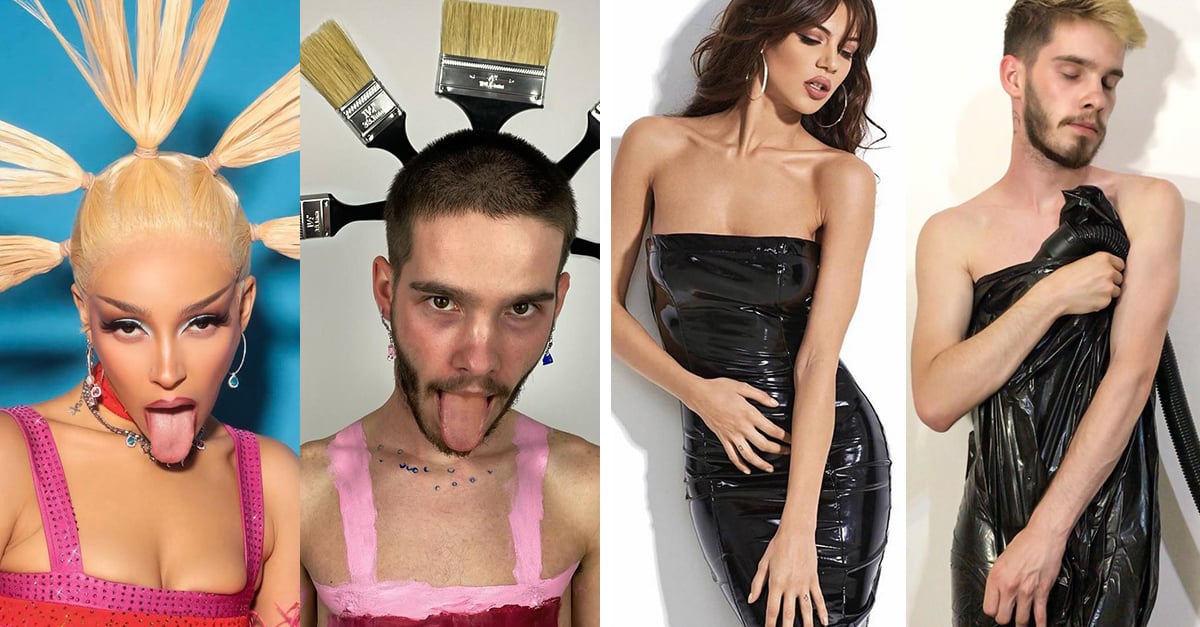 Replica las fotos de modelos y celebridades de forma ingeniosa y el resultado es oro puro