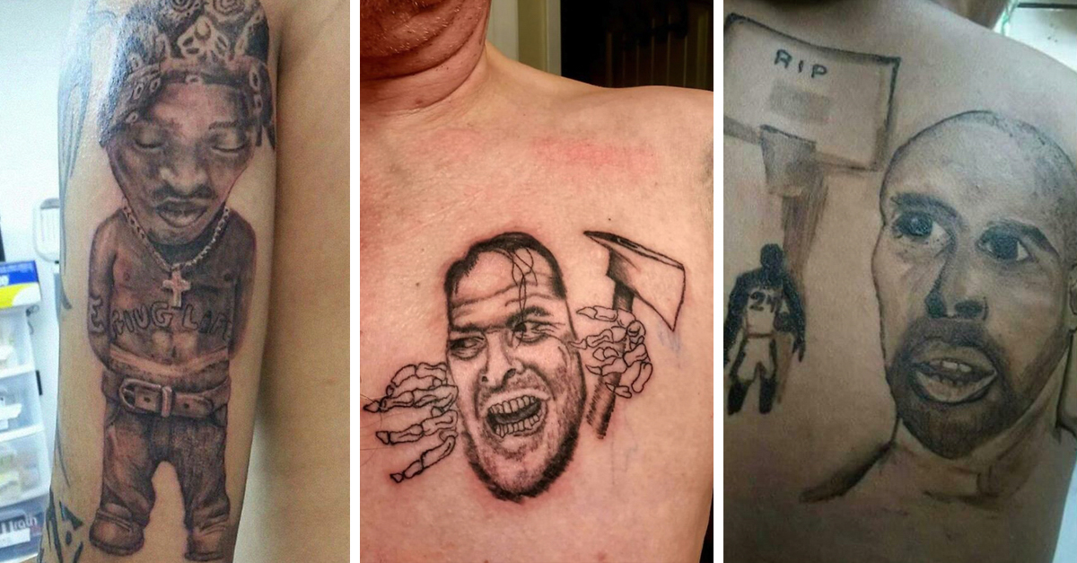 50 Tatuajes feos de gente los presume con orgullo; lo barato sale caro