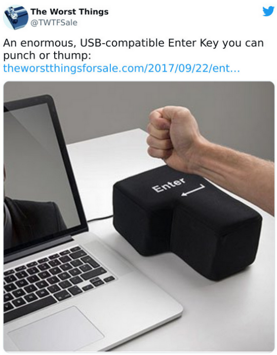 Enorme Tecla Enter compatible con USB