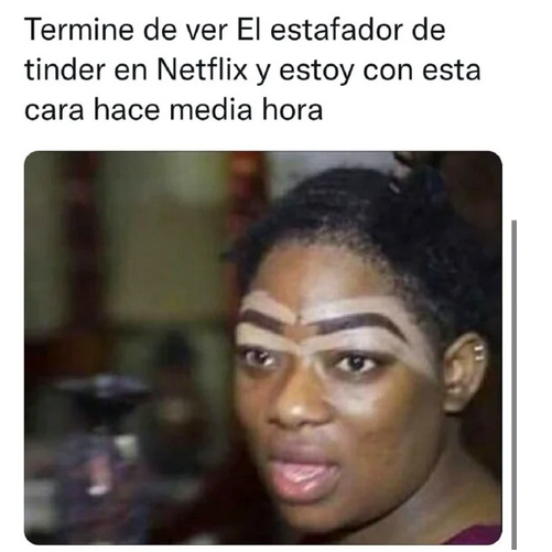 Mujer estupefacta