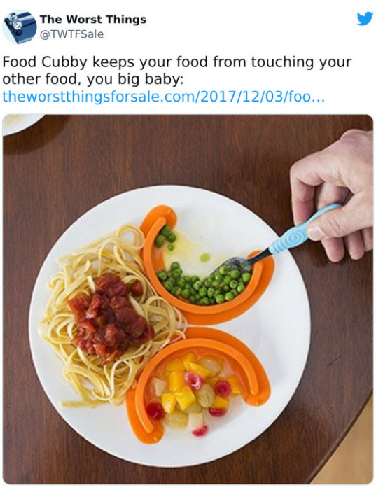 Food Cubby separador de alimentos en tu plato