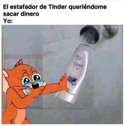 Jerry riéndose imposibilidad del estafador de tinder de sacarle dinero a las latinoamericanas