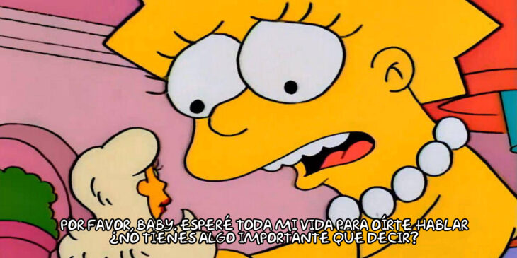 Lisa Simpson y Baby Malibú